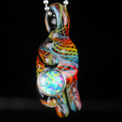 Goober Gabe - Rainbow Linework Opal Pinch Pendant