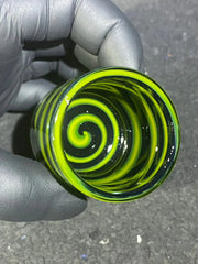 Obiwook - Green Spiral Alchemy Jar Insert