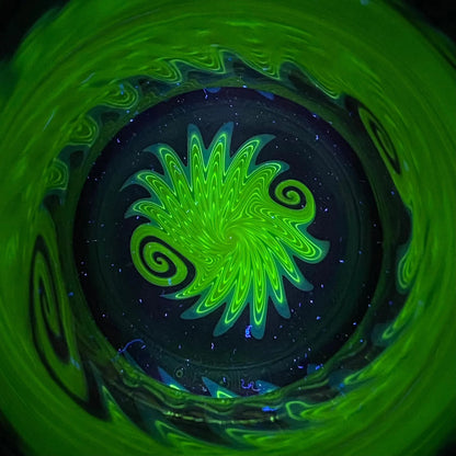 Erik Anders - Fully Worked Purple And Green Wig Wag Cup