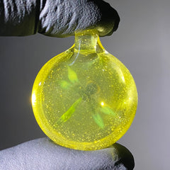 Florin Glass - Colgante Libélula Gota de Limón