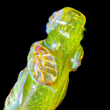 Mr. Gray - Green Dichro Leaf Chillum