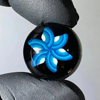 Credo Glass - Blue Seigaiha Top Marble Set