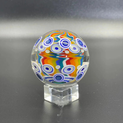 Joshuah Miblife Justice - Rainbow Wig Wag Dotstack 55MM Marble