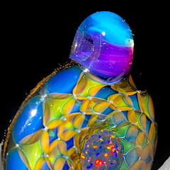 Rellek Glass - Green Dotbox Opal Pendant