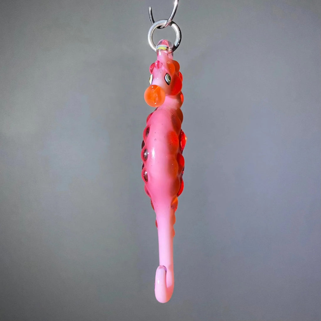 2022 Ornament Drop: Florin Glass - Pink Seahorse