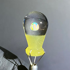 Steve H Glass - Pastel Serum Opal Sphere Puffco Plug w/ Pearl