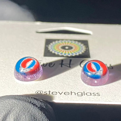 Steve H - Rose Stealie Milli Stud Earrings