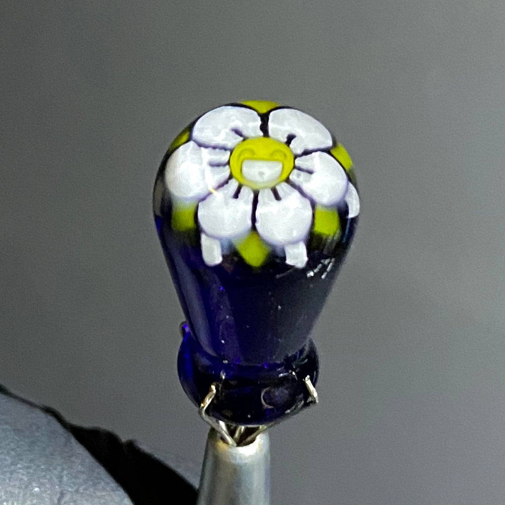 Steve H Glass - Plug Happy Flower Puffco con Perla 1