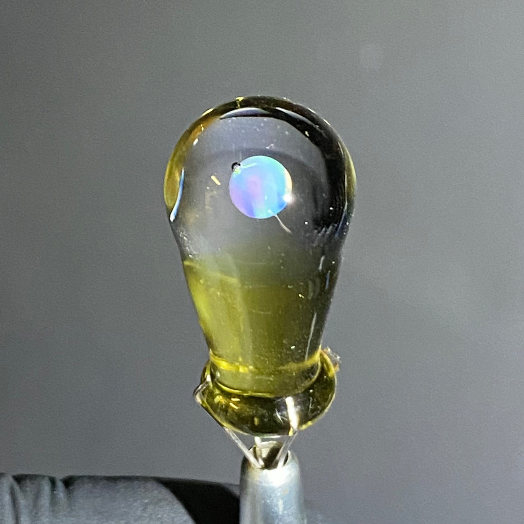 Steve H Glass - Tapón Puffco con esfera de ópalo y perla