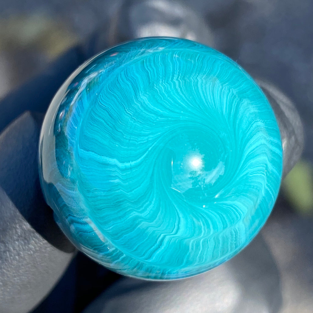One Trick Pony - Aqua Azul Marble Spinner Cap