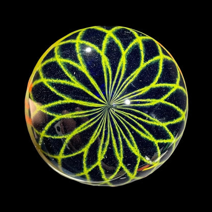 Hoffman Glass - Green, Orange, & Black Mini Retticello Spoon