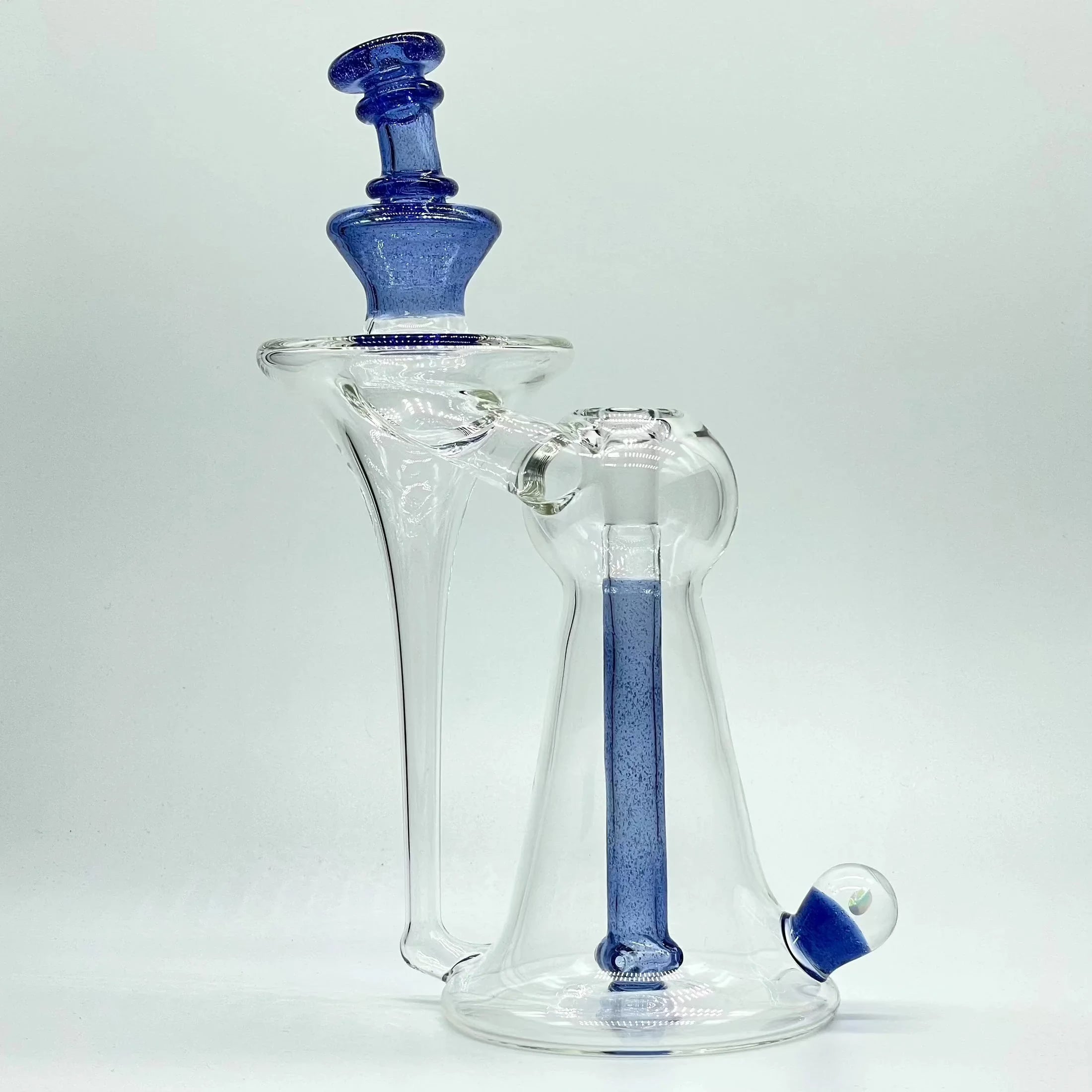 Lid Glass - Sea Blue Recessed Recycler