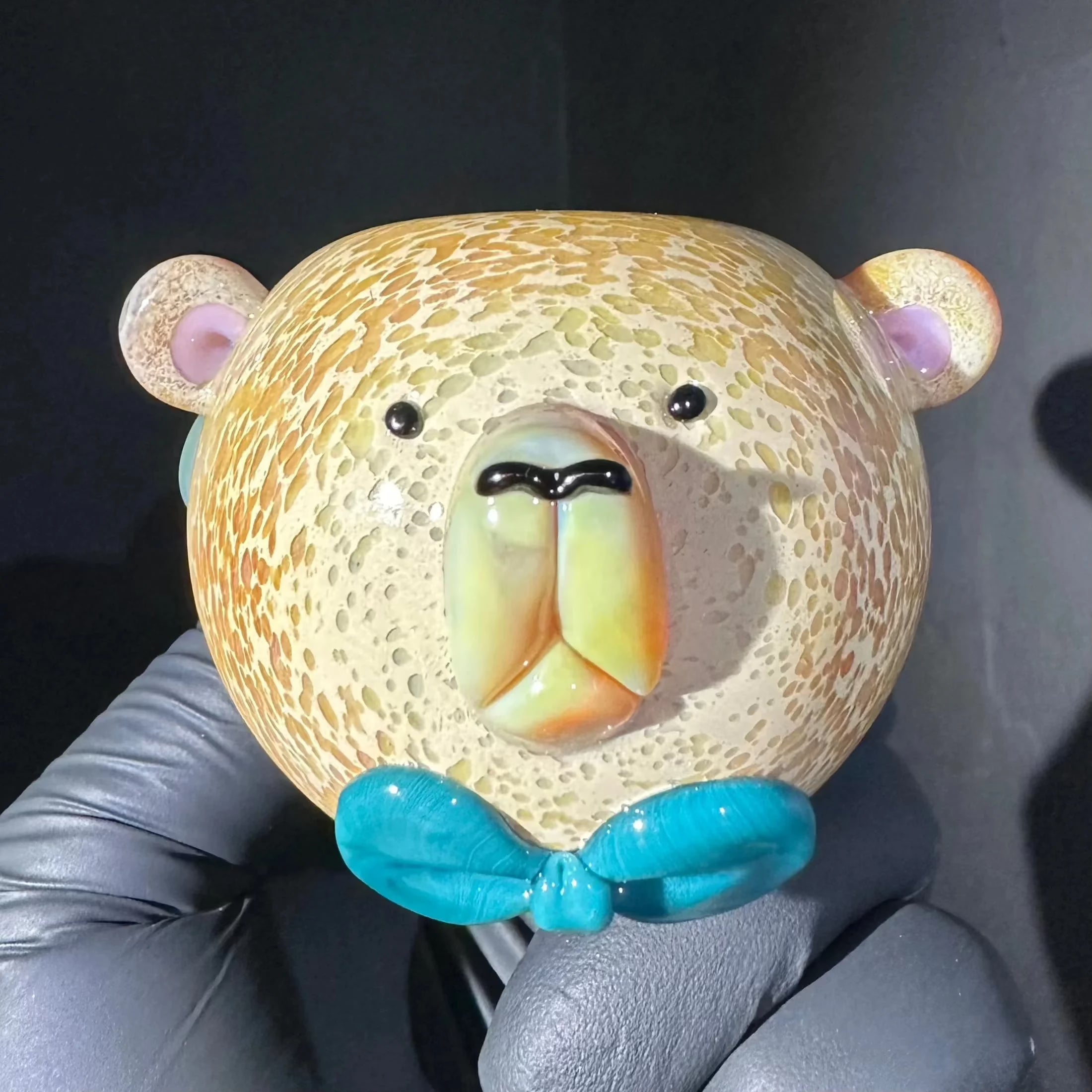 Trina Caterina - Tourquise Tie Tan Bear Spoon