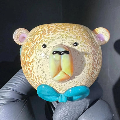 Trina Caterina - Tourquise Tie Tan Bear Spoon