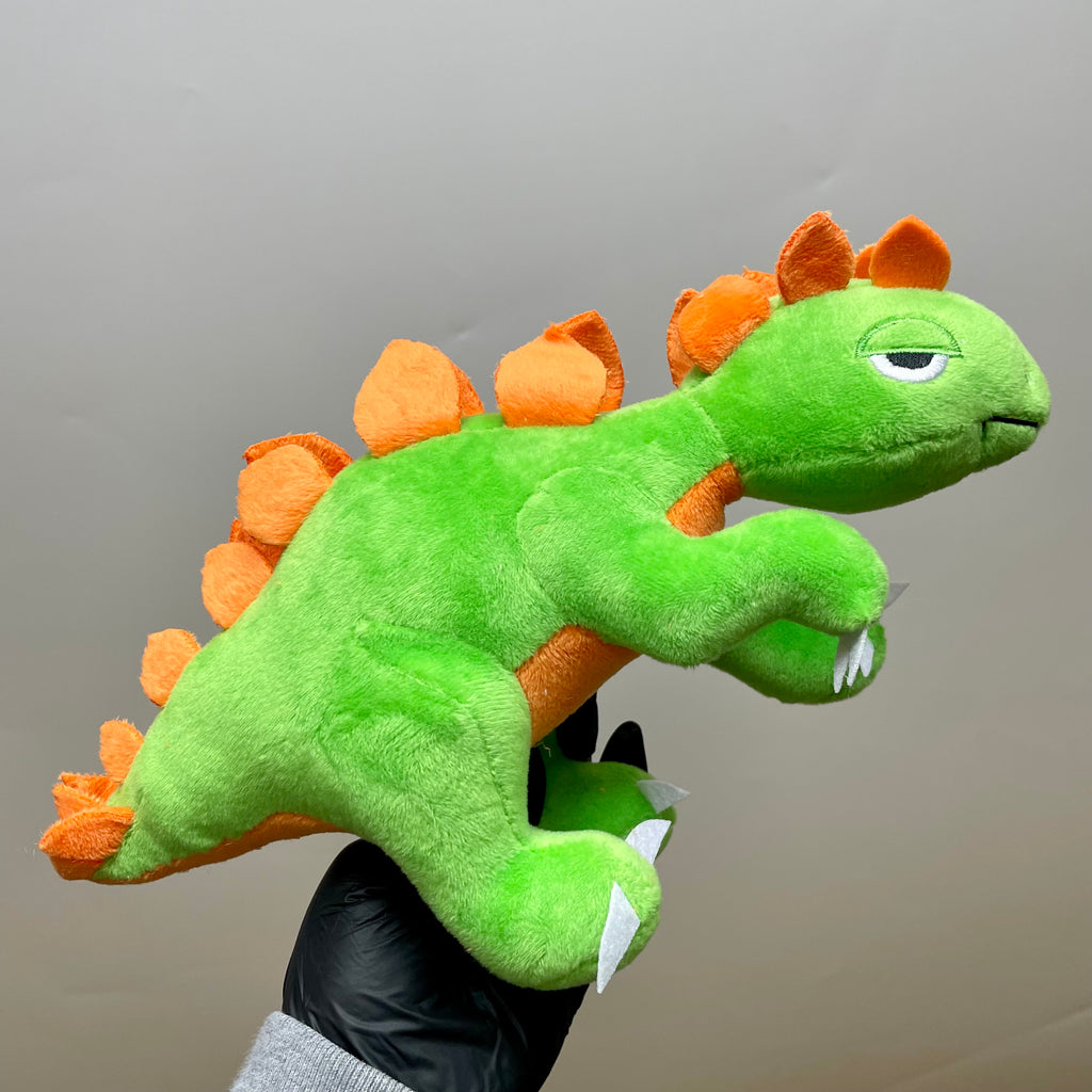 Elbo - Green Stegosaurus Mini Plushie