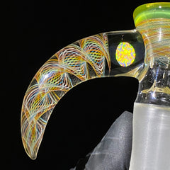 Pho Sco - Diapositiva de 14 mm con ópalo con cuernos y gota de limón y retti arcoíris