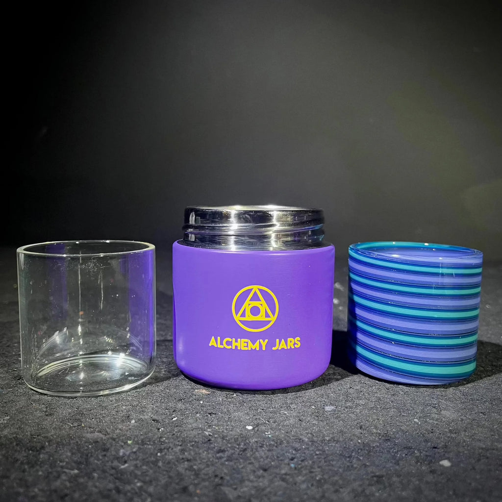 Obiwook - Ravens Linework Alchemy Jar Insert