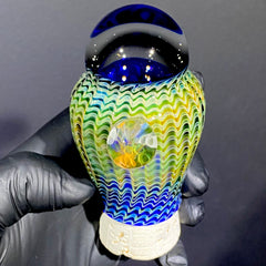Justin Galante - Cobalt & Fume XL Traveler Nuggifier Jar