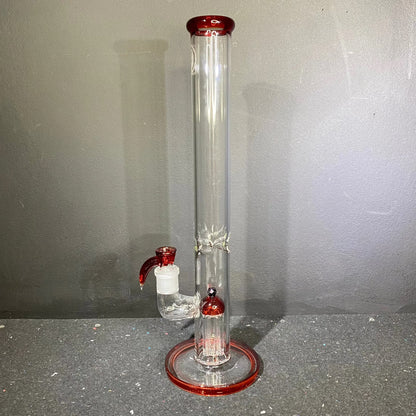 OJ Flame - Light Red Elvis 16" 4 Arm Straight Tube