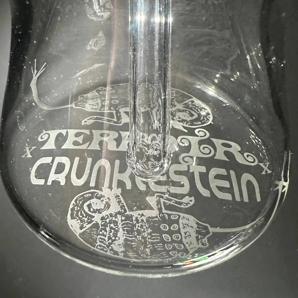 Crunk x Terroir - Mini tubo de 10 mm con mango deslizante de cuerno Ghost y Atlantis