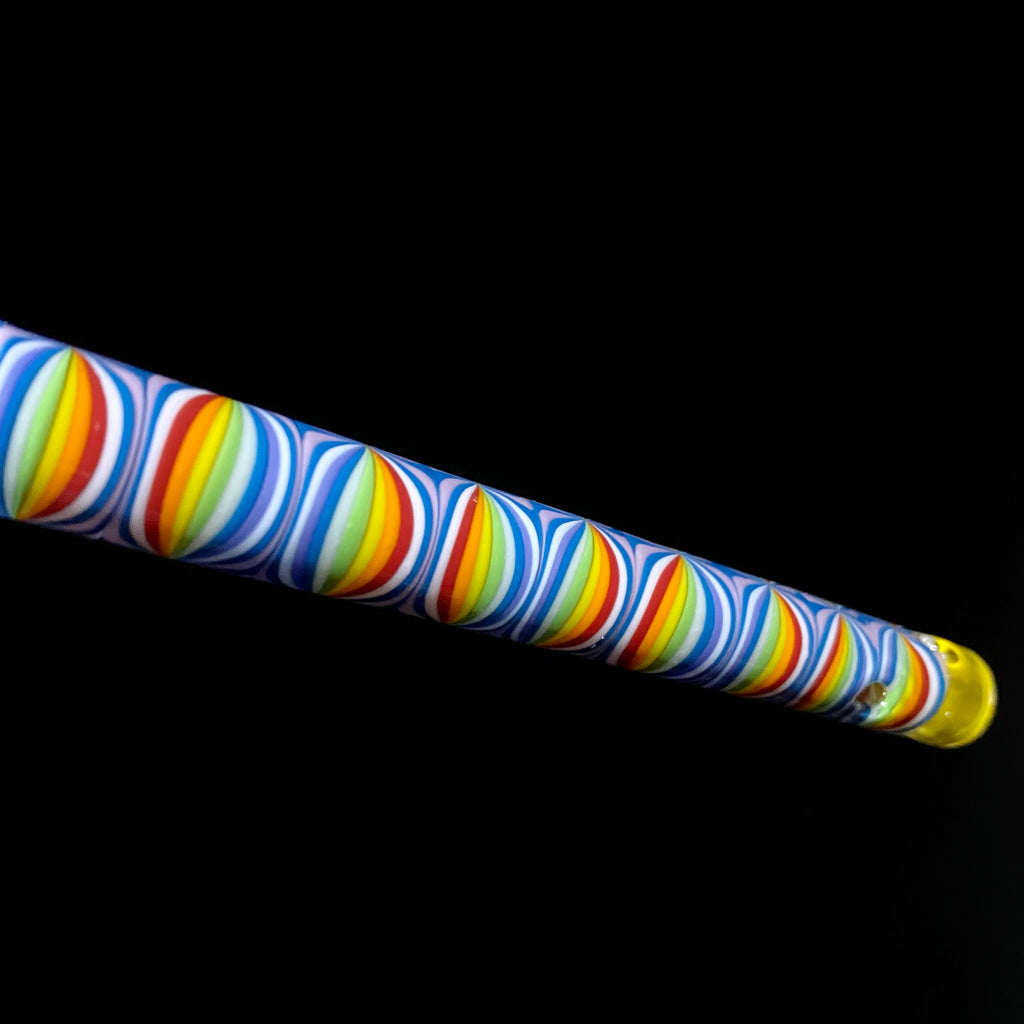 Pho Sco - Juego de correderas con cuernos y vástago descendente Rainbow Linework de 14 mm