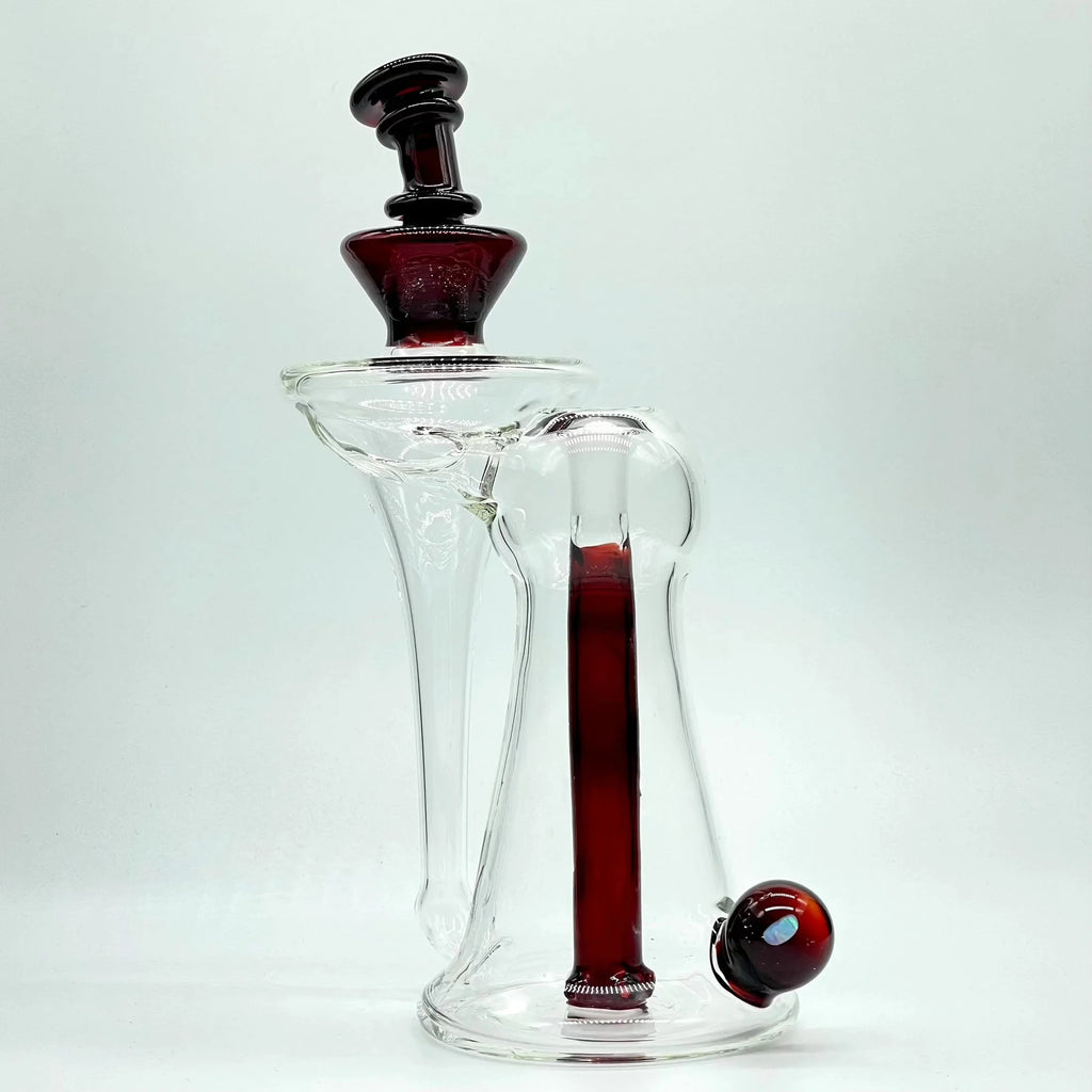 Lid Glass - Garnet Recessed Recycler