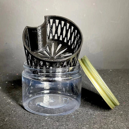 Kuhns Glass - 12oz Washing Station Black