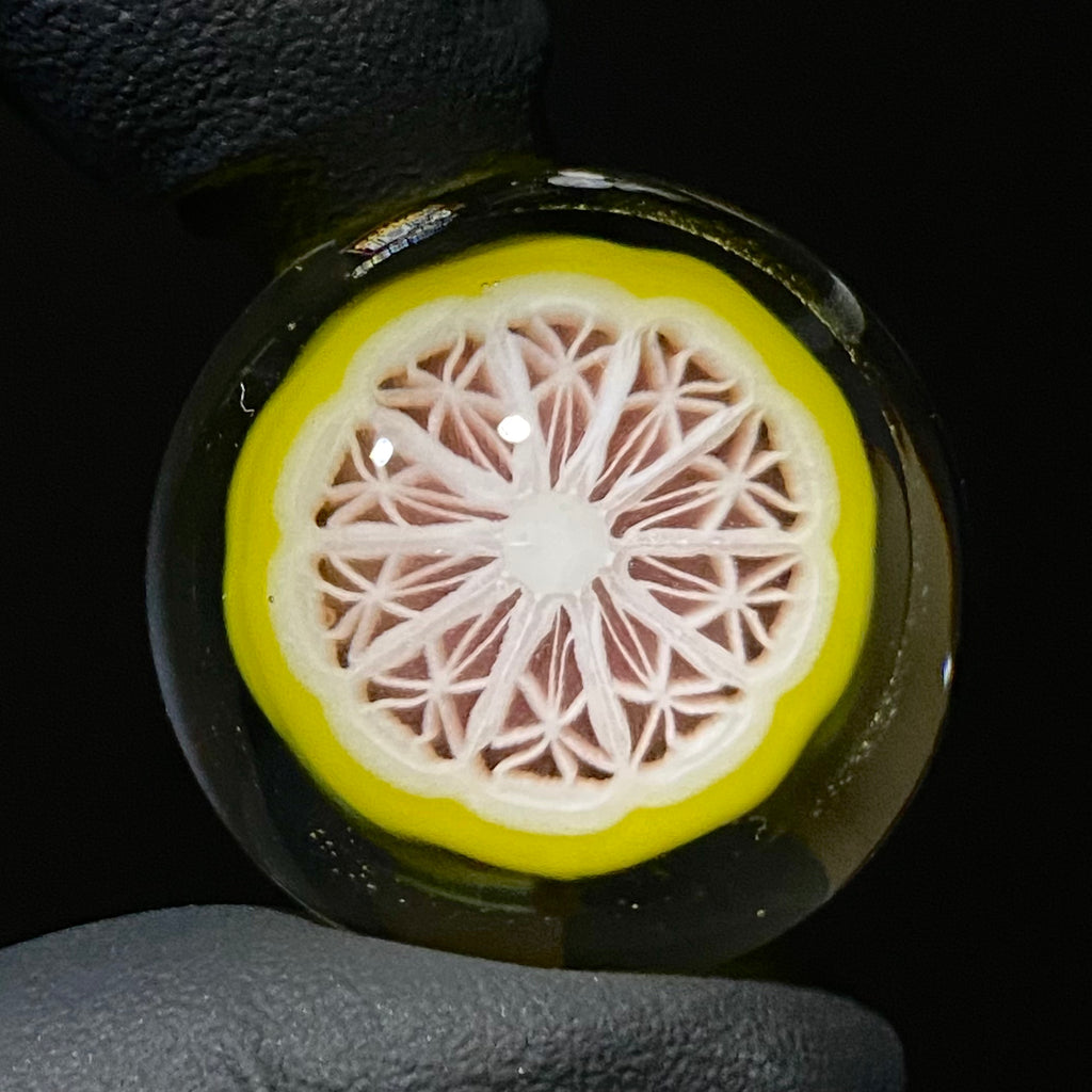 Lyons Glass - Grapefruit Inception Marble