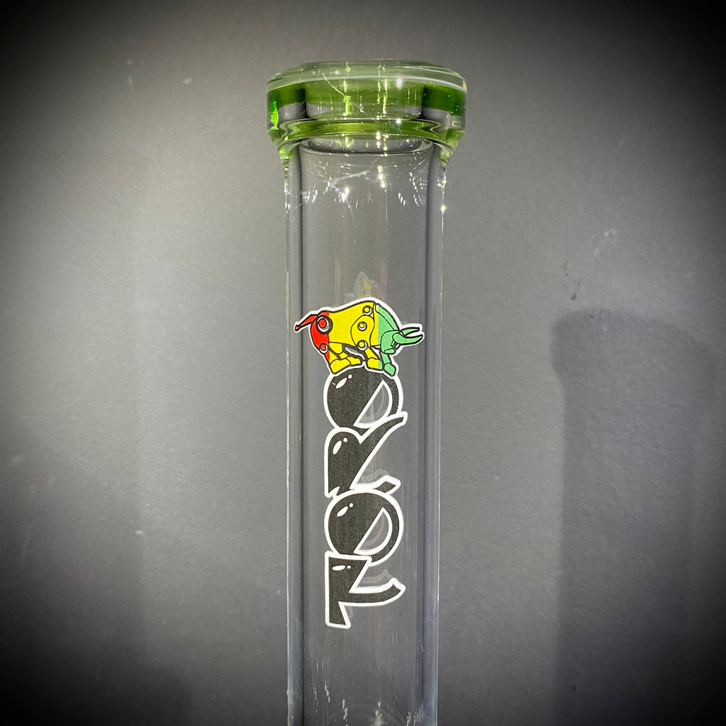 Toro Glass - Tubo de flores de tamaño completo con brazo Haterade 7/13
