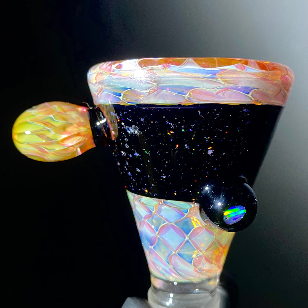 Dot Box Kid - Black w/ Crushed Opal Slide 18mm