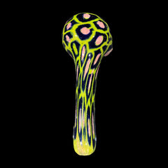 Hoffman Glass - Green Funky Leopard Spoon