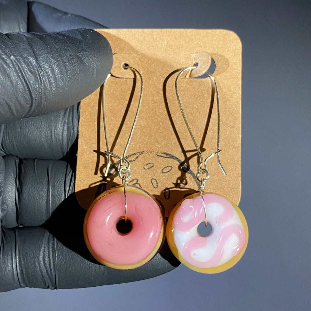 KGB "Glazed" - KGB x Sarah Marblesbee Mismatch Donut Earrings #3