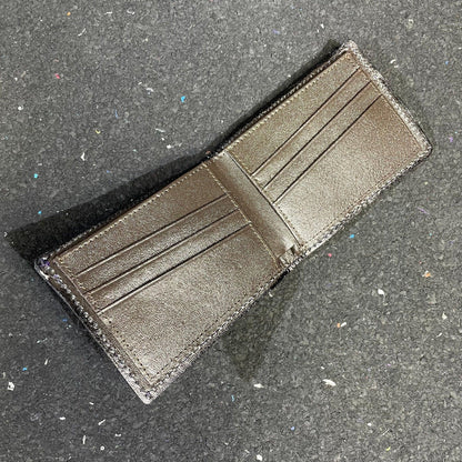 Lost Sailor Leather - Green Leaf Sacred Geometry Wallet