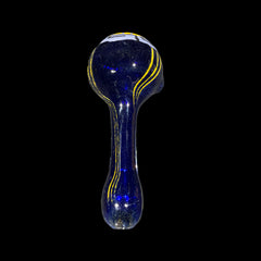 Hoffman Glass - Mini cuchara César morada, amarilla y azul