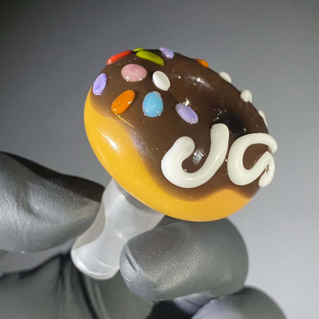 KGB "Glazed" - 14mm Chocolate Drizzle & Sprinkle Donut Slide