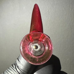 Crunk x Terroir - Mini tubo de 10 mm con mango de cuerno de rubí dorado