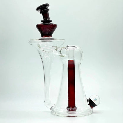 Lid Glass - Garnet Recessed Recycler