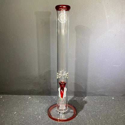 OJ Flame - Light Red Elvis 16" 4 Arm Straight Tube