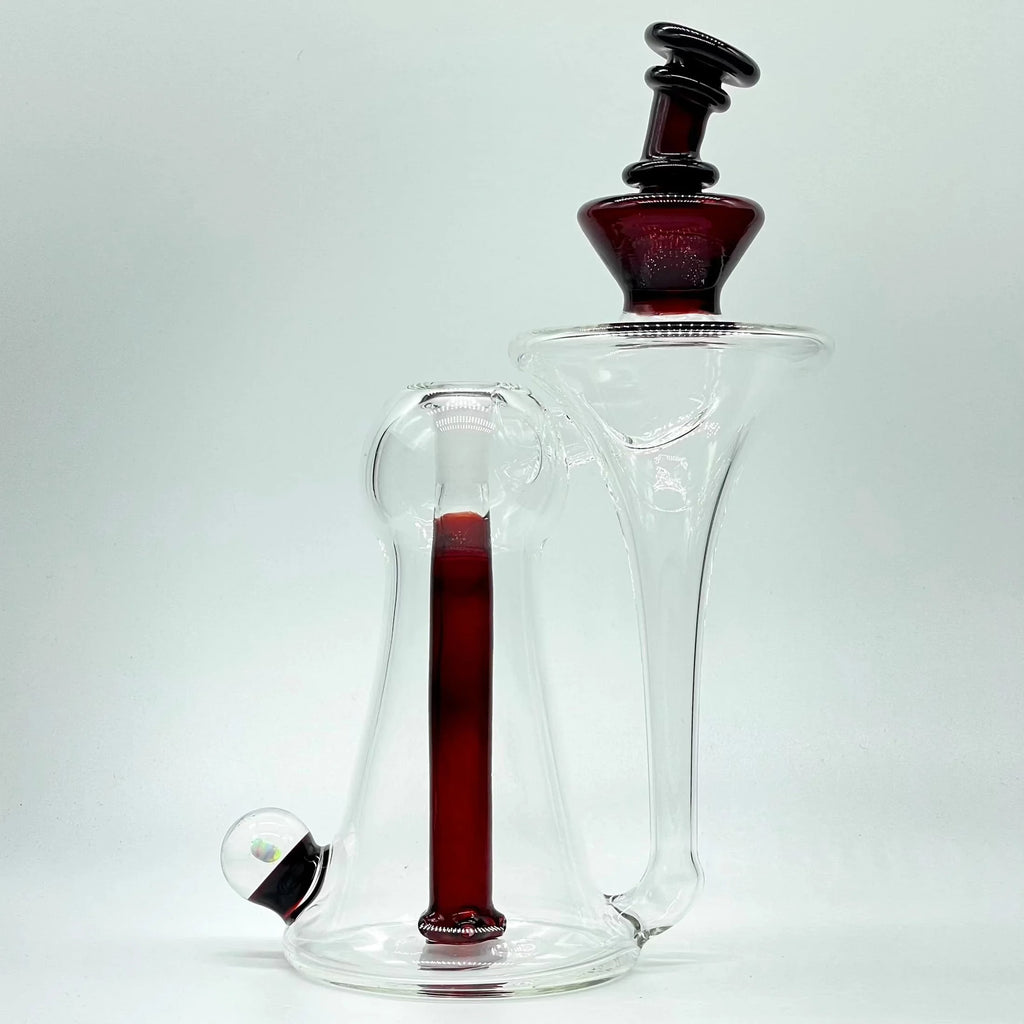 Lid Glass - Garnet Recessed Recycler