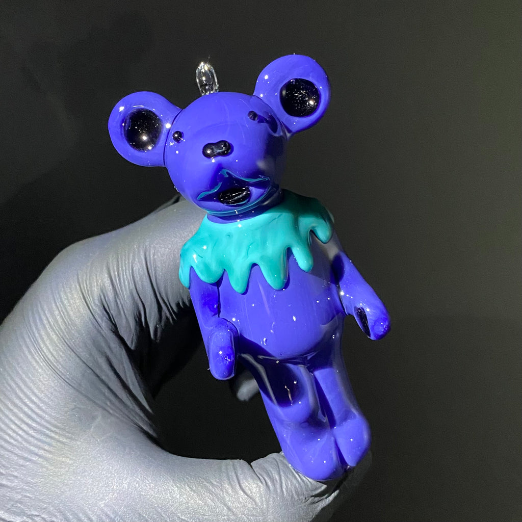 Holiday Ornament Collection: Stevie P - Lapis Dancing Dead Bear