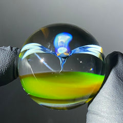Florin Glass - Medium Citrine Dragonfly Marble