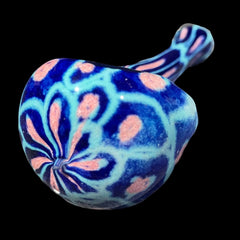 Hoffman Glass - Blue Funky Leopard Spoon