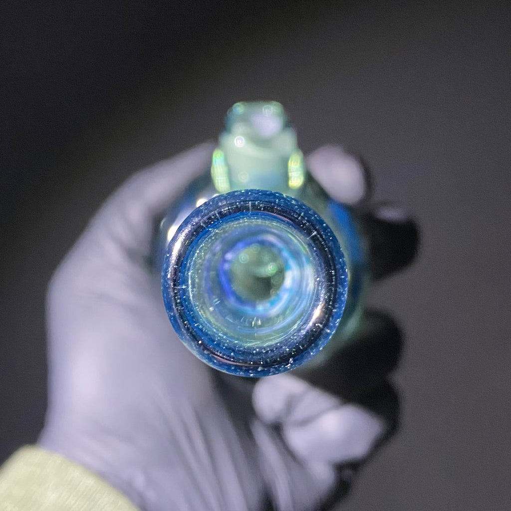 Glass By Bures - Blue Whirlpool Mini Tube