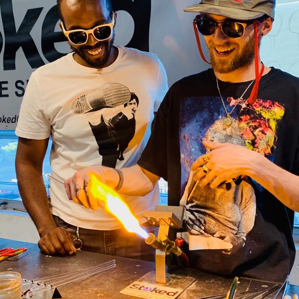 Stoked Studio - Intro To Glass Blowing Class