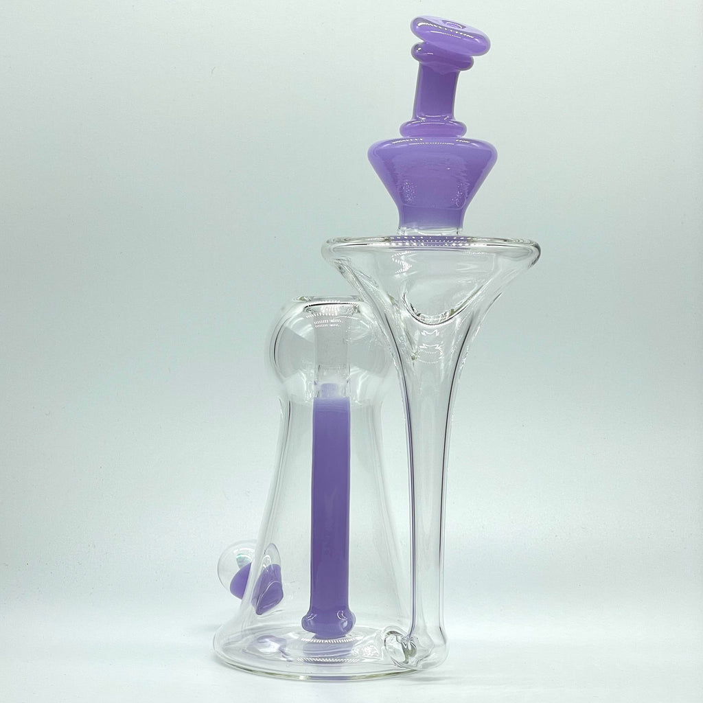 Lid Glass - Cotton Candy Recessed Recycler