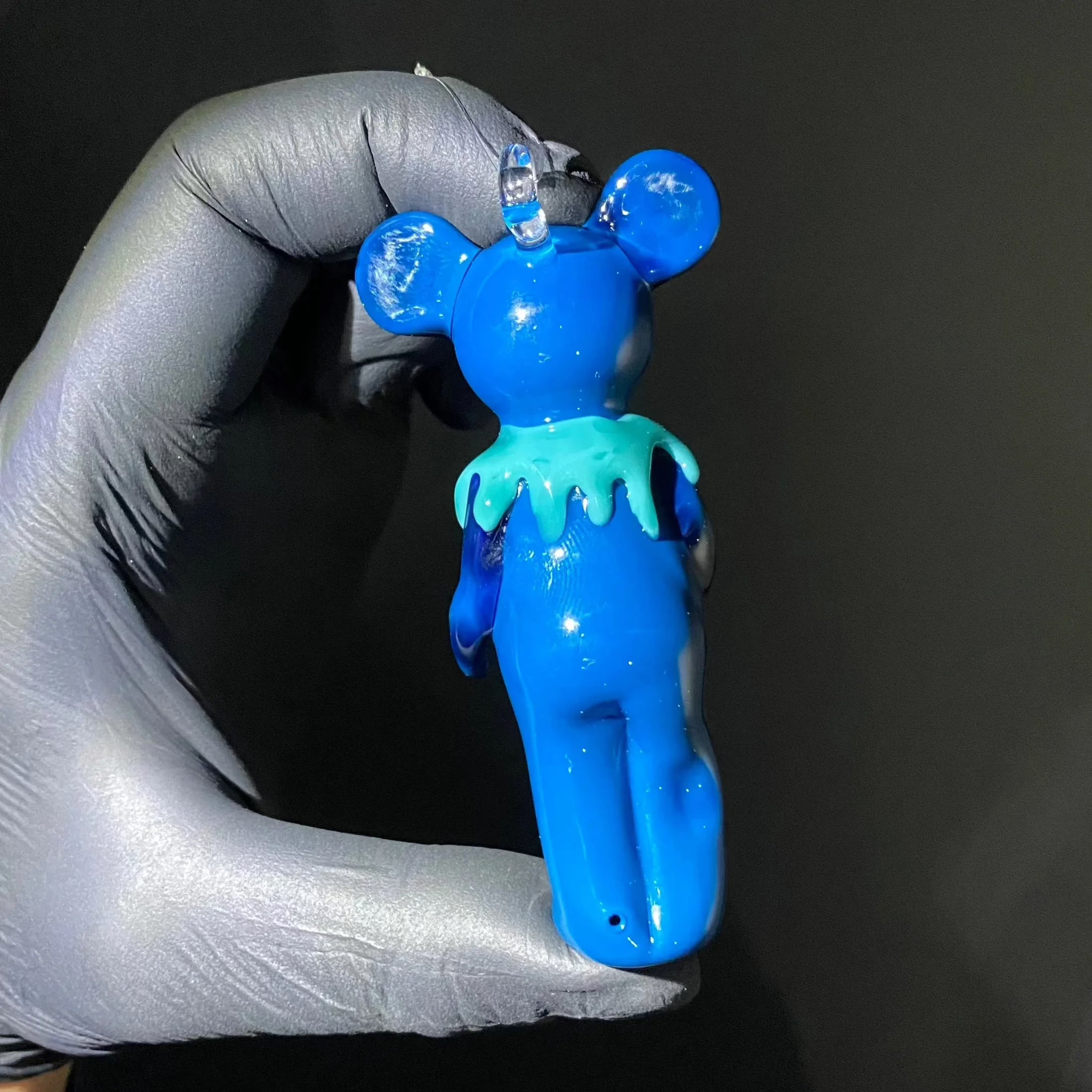 Stevie P - Blue Spruce Dancing Dead Bear Ornament