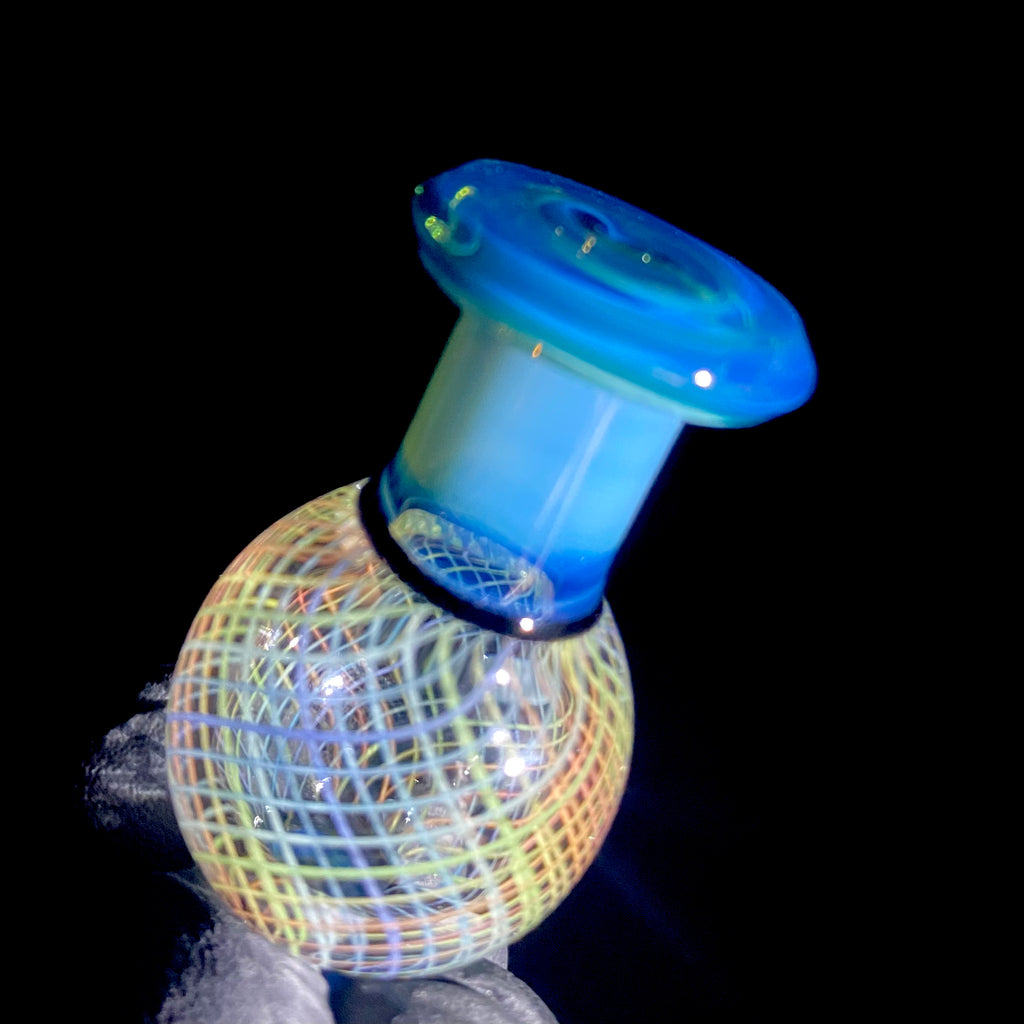 Stevie P - Gorro de burbujas azul Slyme Rainbow Retti de 25 mm