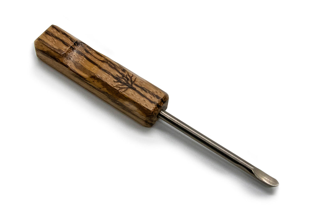 Mystic Timber - Dabber de bolsillo con punta de pico/cuchara 